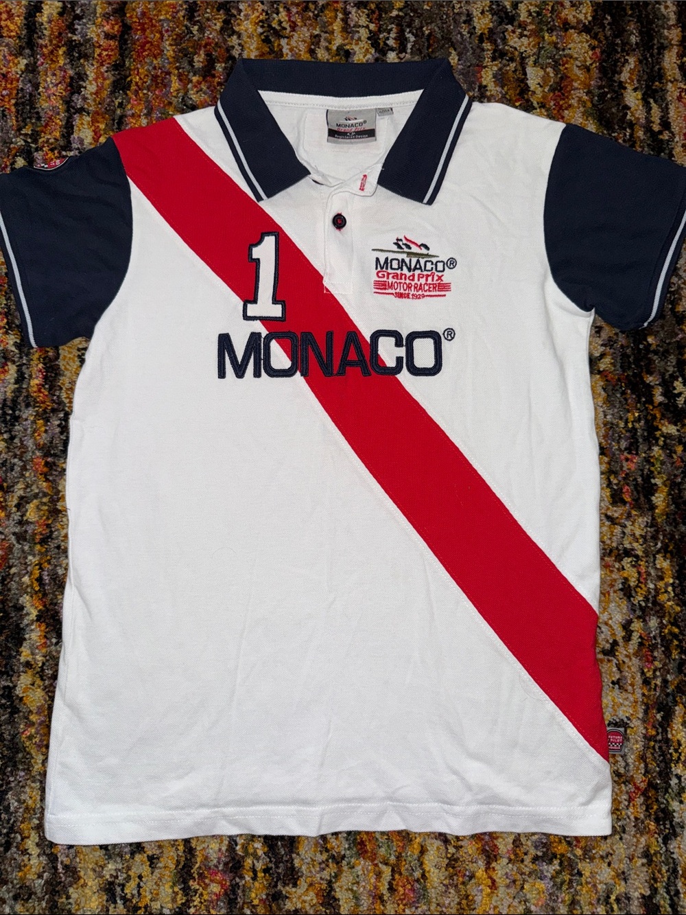 Monaco F1 White Polo 11/12